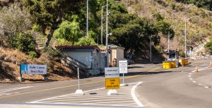 The Diablo Canyon power plant entrance near Avila Beach along california's central coast.