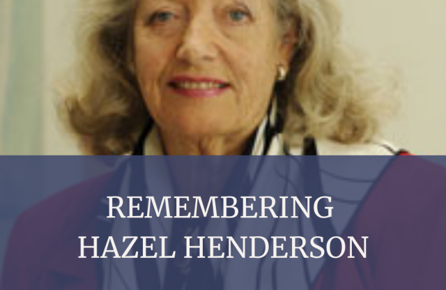 Remembering Academy Fellow Hazel Henderson